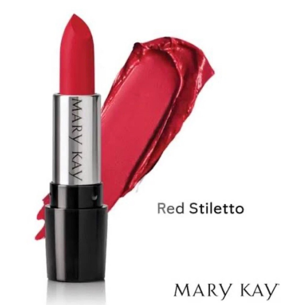 Mary Kay Semi-Matte Lipstick -  Red Stiletto 157973 - New in Box